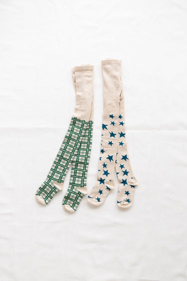 Fin & Vince Shooting Stars Tights, Ocean